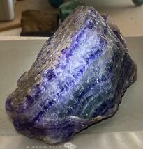 中国産超巨石天然フローライト原石3.32kg3カラー^ ^大迫力^ ^_画像2