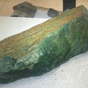 インド産超巨石天然アベンチュリン原石2.28kg［インド翡翠］の画像6