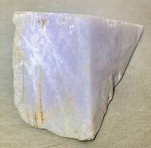  Myanma production natural lavender book@.. raw ore 298g1 surface remainder do cut burnishing less [JADEITE]