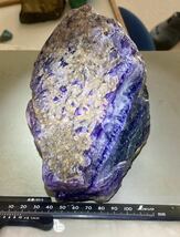 中国産超巨石天然フローライト原石3.32kg3カラー^ ^大迫力^ ^_画像8