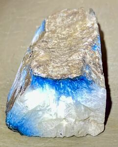 インドネシア産天然ブルーアイス原石120g激レア石^ ^