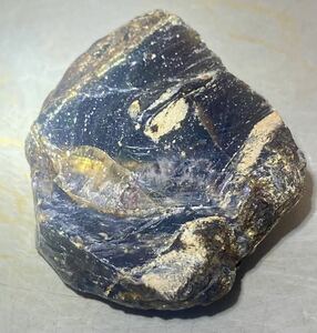 インドネシア　スマトラ島産天然ブルーアンバー原石42.80g綺麗^ ^