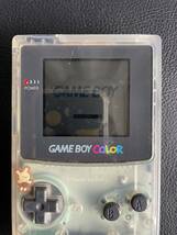 中古品☆ゲームボーイカラー COLOR 任天堂 ニンテンドー クリア Nintendo GBC GAME BOY _画像7