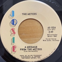 THE METERS A MESSAGE FROM THE METERS / ZONY MASH 45's 7インチ_画像1