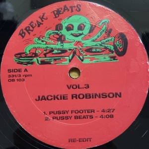 JACKIE ROBINSON / BORIS GARDINER PUSSY FOOTER / MELTING POT 12インチ シングル