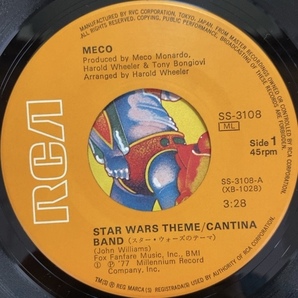 ミーコ スター・ウォーズのテーマ 45's 7インチ Meco Star Wars Theme Funkの画像3