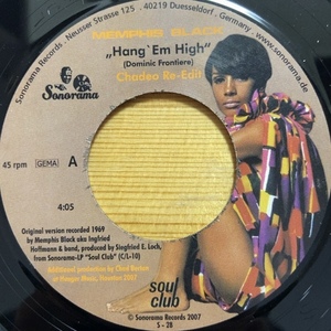MEMPHIS BLACK / HONEY DRIPPERS & THE PEGALO SINGERS HANG' EM HIGH / WORK SONG (RE-EDITS) 45's 7インチ
