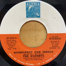 THE ESCORTS DISRESPECT CAN WRECK / ALL WE NEED 45's 7インチ_画像1