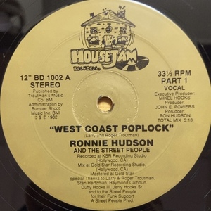 RONNIE HUDSON AND THE STREET PEOPLE WEST COAST POPLOCK (RE) 12インチ シングル