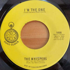 THE WHISPERS I'M THE ONE / YOU MUST BE DOING ALL RIGHT 45's 7インチ