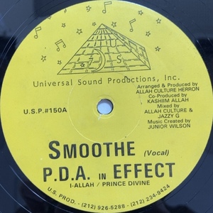 P.D.A. IN EFFECT SMOOTHE 12インチ シングル