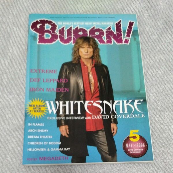 BURRN! (バーン)2008年5月号#WHITESNAKE