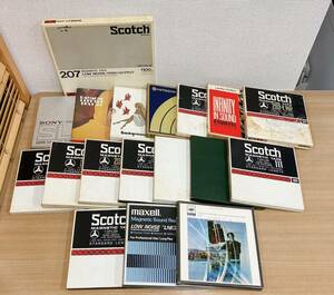 ☆【使用済み◆オープンリールテープ 10号 1点 /7号 17点 まとめて】オーディオ /記録媒体 /Scotch maxell 等 /T63-151