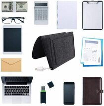 ベッドサイド収納ポケット ブラック リモコン ソファー 携帯 iPad 小物収納_画像2