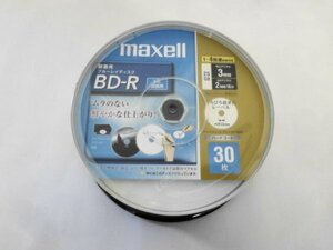 AN24-082 未開封 未使用品 maxell マクセル 録画用 BD-R 4倍速 25GB 30枚 ブルーレイディスク BR25VFWPB.30SP