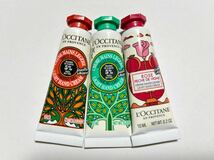 L'OCCITANE ロクシタン ルミナスパウダー スノーシア スパークリングリーフ スノーシア ローズヴァインピーチ ハンドクリーム☆未使用新品_画像1