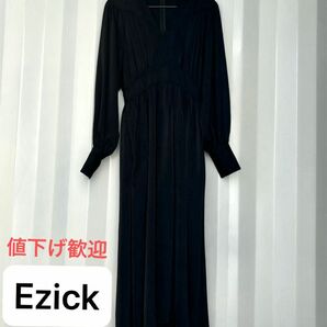 Ezick エジック　ブラック　ワンピース　ドレス　