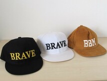 ★ BRAVE キャップ　BBM 帽子　刺繍　3個セット フリーサイズ ★_画像10