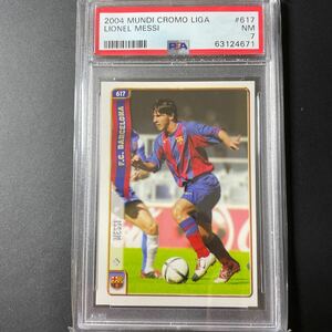 LIONEL MESSI ROOKIE CARD 2004 LAS FICHAS DE LA LIGA MUNDICROMO PSA鑑定済