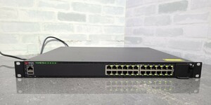 【現状品】管1Z18 Brocade ICX 7450-24 イーサネットスイッチ　通電OK 