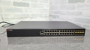 【現状品】管1Z34 Brocade ICX 7250-24P イーサネットスイッチ　通電OK 