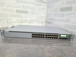 【現状品】管1Z4　 juniper EX3300 Ethernet Switch EX3300-24T イーサネットスイッチ　通電OK 