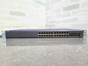 【現状品】管1Z9　 juniper NETWORKS EX2200 Ethernet Switch EX2200-24T-4G イーサネットスイッチ　通電OK 