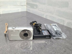 【ジャンク品】管1Z99 CASIO EXILIM EX-Z800 コンパクトデジタルカメラ シルバー