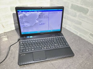 【ジャンク品】管1Z141 SONY VAIO PCG-71B11N VPCEH39FJ CPU core i5-2450M Bios起動OK HDD無し、メモリー2GB、バッテリー無し 