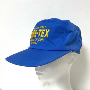80s GORE-TEX ゴアテックス キャップ ブルー フリーサイズ 