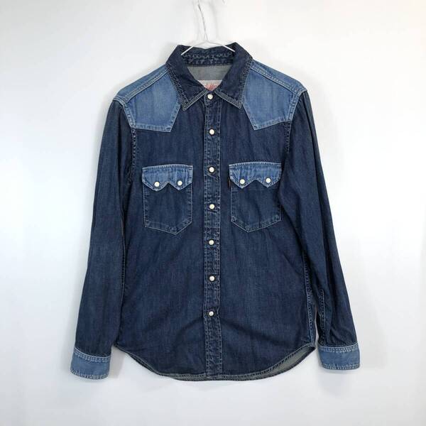 The DUFFER of St.GEORGE ザダファーオブセントジョージ デニムシャツ Sサイズ DF-N2-54377