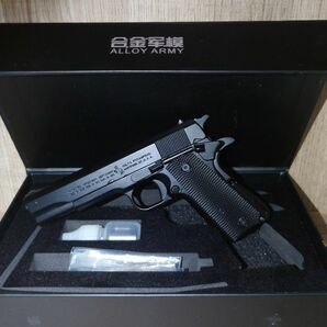 精巧1/2スケール　ミニチュアモデルガン　コルトM1911 ガバメント 　ブラック　モデルガン　トイガン