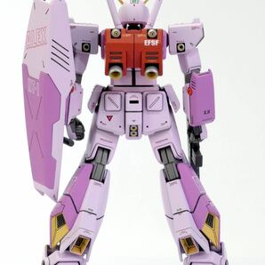 1円〜 HGUC 1/144 ガンダムNT-1アレックス（クリス専用カラー）スタイル改修 塗装済 完成品の画像5