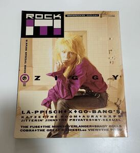 ★ROCK IT！NO.6 /ロック・イット！/1990年5月号/バックステージ・パス５月号増刊/ZIGGY/THE BOOM/JITTERIN’JIN/THE POGO