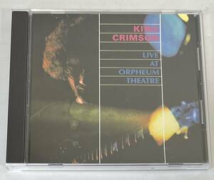 ◆KING CRIMSON/キング・クリムゾン◆LIVE AT ORPHEUM THEATRE(1CD)73年ボストン/プレス盤