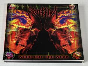 M6137◆KONKHRA◆WEED OUT THE WEAK(1CD)輸入盤/デンマーク産デスメタル