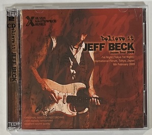 ◆JEFF BECK/ジェフ・ベック◆BELIEVE IT(2CD)09年東京/プレス盤