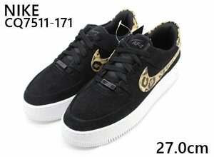 WMNS AIR FORCE 1 SAGE LOW "BLACK" CQ7511-171 （ブラック/ホワイト/サミットホワイト/マルチカラー）