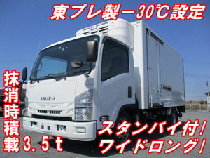 【諸費用コミ】:【朝日株式会社】H30小typeTPG-Isuzu Elf冷蔵冷凍vehicle東プレ製-30℃設定de-registration時積載3.5tスタンバイincluded