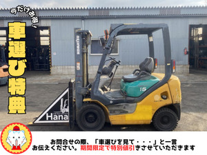 【諸費用コミ】:【特別値引き対象★11849.Komatsu/KOMATSU/1.5t/ガソリン/中古forklift/ハナインターナショナル】