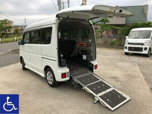 【諸費用コミ】:★埼玉県草加市発★福祉車両多数★ 平成30年 NV100クリッパーリオ 4WDターボ 福祉車両 スローパー