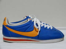 NIKE/ナイキ　CORTEZ/コルテッツ　ナイロン×レザー　ブルー×オレンジ　2013年製　US9（27㎝）使用少美品_画像3