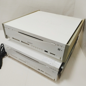 3t7817d2f ジャンク 計2点 PSX 本体 DESR-5000/DESR7500 プレイステーション SONY/ソニー 03年製/04年製 ホワイト まとめ売り