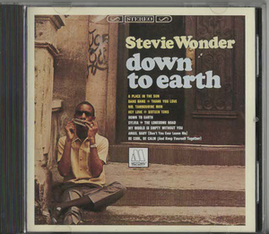 ★Stevie Wonder スティーヴィー・ワンダー｜down to earth 太陽のあたる場所｜輸入盤｜バン・バン 二人だけの世界｜MOTD-5166｜1986年