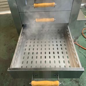 厨房機器 タニコー業務用 蒸し器 LPガス ガス蒸し器の画像6
