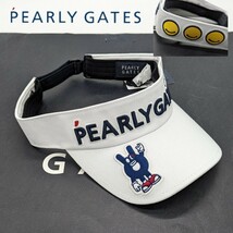 ★新品正規品 PEARLYGATES/パーリーゲイツ どうしちゃたの無地 ツイルバイザー (UNISEX) 超レアモデル !_画像1