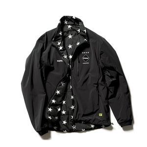 F.C. Real Bristol F.C.R.B. リアルブリストル 2018-2019 A/W REVERSIBLE PADDED BLOUSON リバーシブルブルゾン Black 黒 S