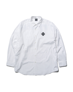 F.C. Real Bristol F.C.R.B. リアルブリストル 2023 S/S BIG LOGO L/S BAGGY SHIRT ビッグロゴバギーシャツ White 白 S