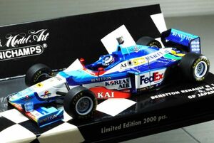 1/43　ミニチャンプス　　　ベネトン ルノー　B 197 日本GP 1997 G.Berger