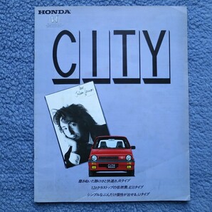 ホンダ シティ カタログ HONDA CITY AA/FA/VF S60.8の画像1